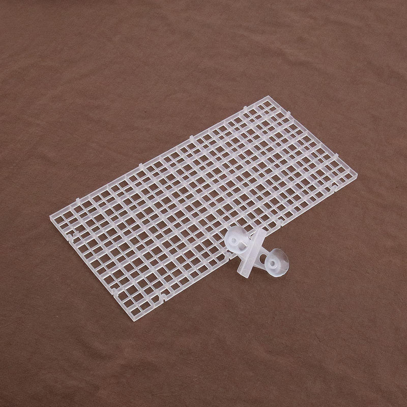 Create idea 10pcs Aquarium Divider Isolation Board Partition Pane Separator Tansparent Mixed Breeding to Keep Different Fish from The Fight 20pcs Sucker Clips Transparent - BeesActive Australia
