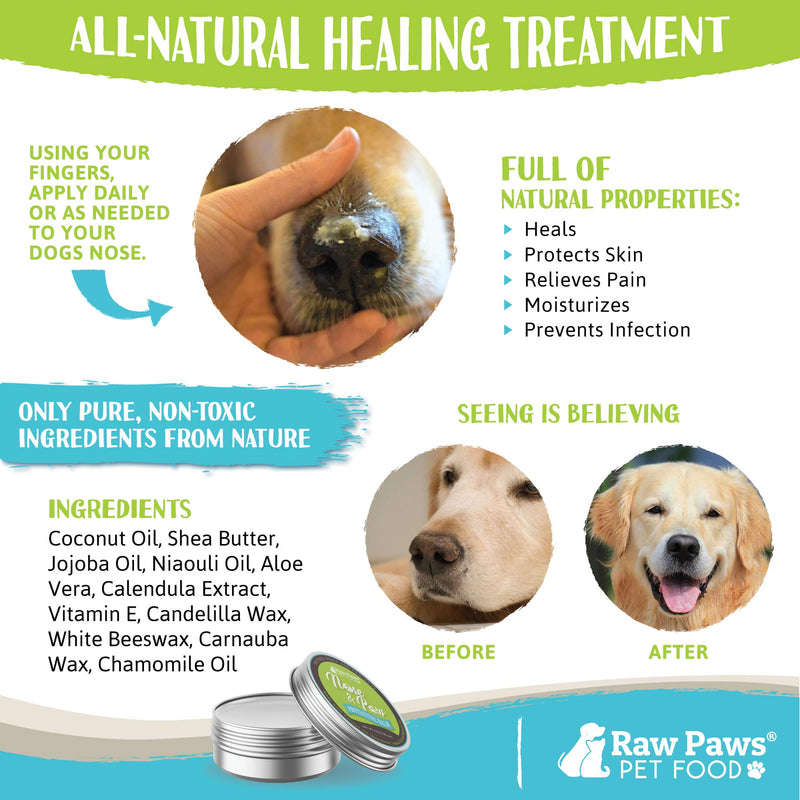 Raw Paws Natural Dog Nose Balm Bulldog, 4-oz - Dogs Nose Cream & Cat Nose Relief - Balm for Dogs Nose Relief for Dogs - Dog Nose Soother Snout Cream - French Bulldog Nose Butter Dog Nose Moisturizer 4-ounce - BeesActive Australia