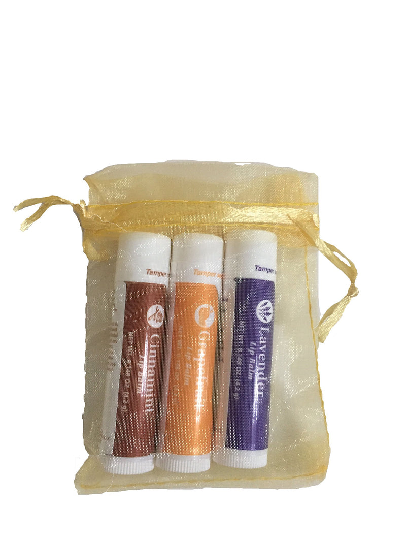 Young Living Lip Balm Trio (Lavender, Grapefruit, Cinnamon) by Young Living Essential Oils - BeesActive Australia