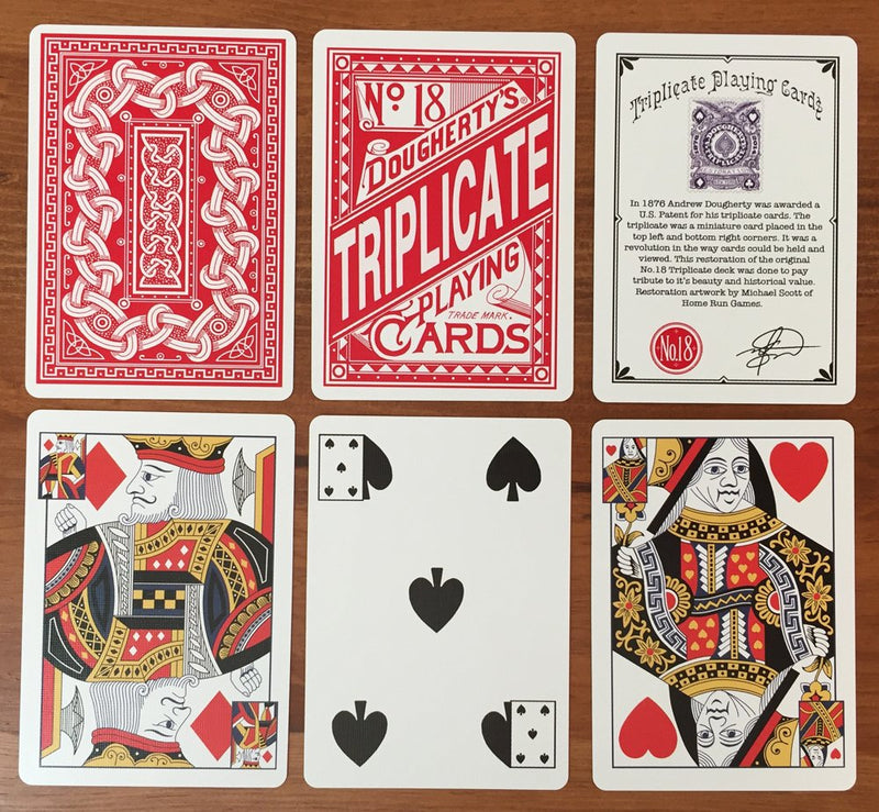 [AUSTRALIA] - A. Dougherty Triplicate Restoration Playing Cards 