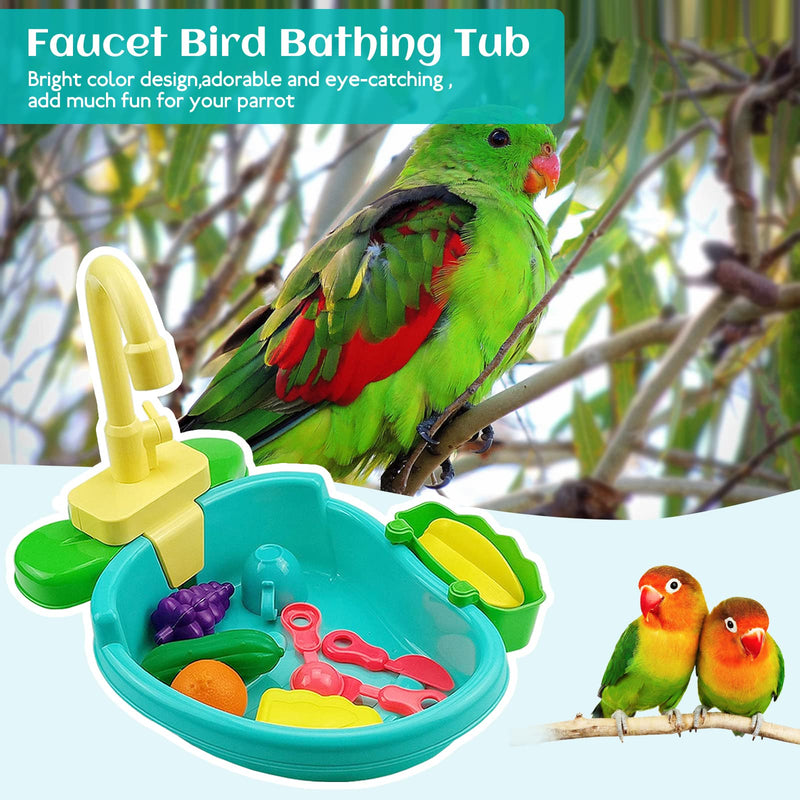 Caged Bird Bath 2 pcs Parrot Bath Box,Parakeet Caged Bird Bathing Tub for Pet Birds,Small Clear Bird Bath for Cage,Parrot Hanging Bathtub Shower Box,Birds Cage Supplies Accessories 1 Pc - BeesActive Australia