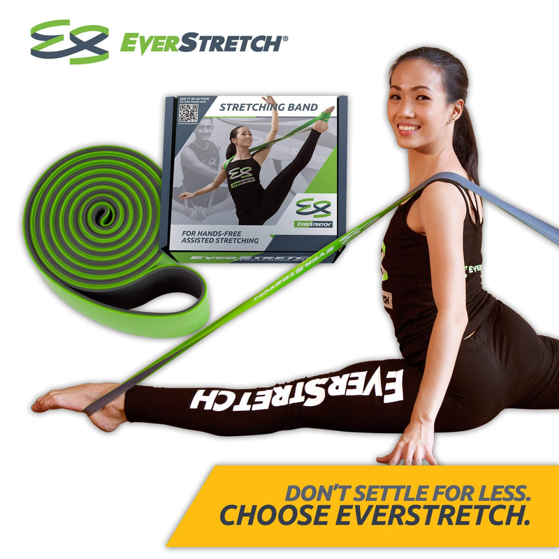 [AUSTRALIA] - EverStretch Ballet Stretch Band, Don’t Settle for Less: Premium 2-Layer Dance Stretch Band for Hands Free Flexibility Training. Ballet Band Stretching Equipment for Dance, Cheer and Gymnastics. 