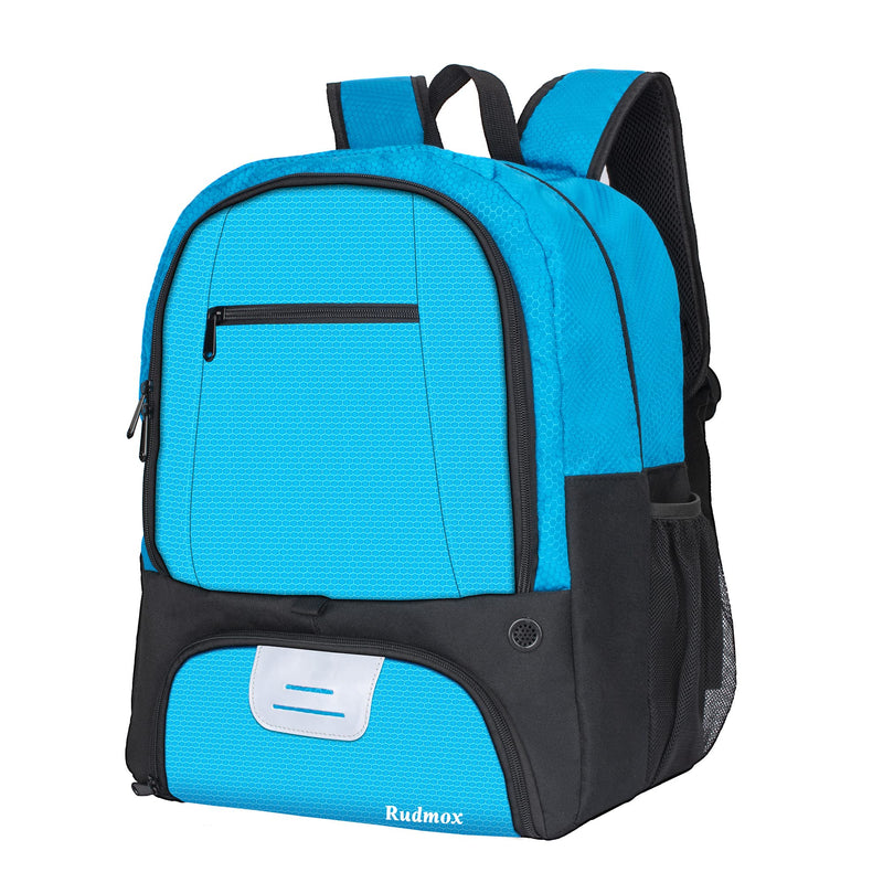 Soccer Ball Bag-Backpack for Basketball,Volleyball with Cleat Shoes and Ball Compartment Laptop Sleeve for Travel,School Team Blue - BeesActive Australia