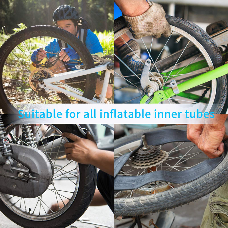 Maifede Bike Inner Tube Patch Kits, Bicycle Tire Repair Kit, with Portable Storage Box, for Cycling, Motorcycle, BMX, ATVs and More Inflatable Rubber. - BeesActive Australia