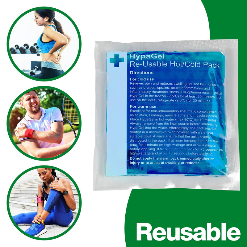 Safety First Aid Group HypaGel Hot/Cold Therapy Pack, Single Pack, Compact, 13 x 14 cm - BeesActive Australia