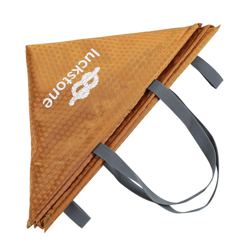 UNISTRENGH Foldable Climbing Rope Bags Tree Working Throw Line Rope Sling Cord Gear Equipments Deploy Rope Cube Storage Bag for Outdoor Climbing Tools and Accessories Apricot Yellow - BeesActive Australia