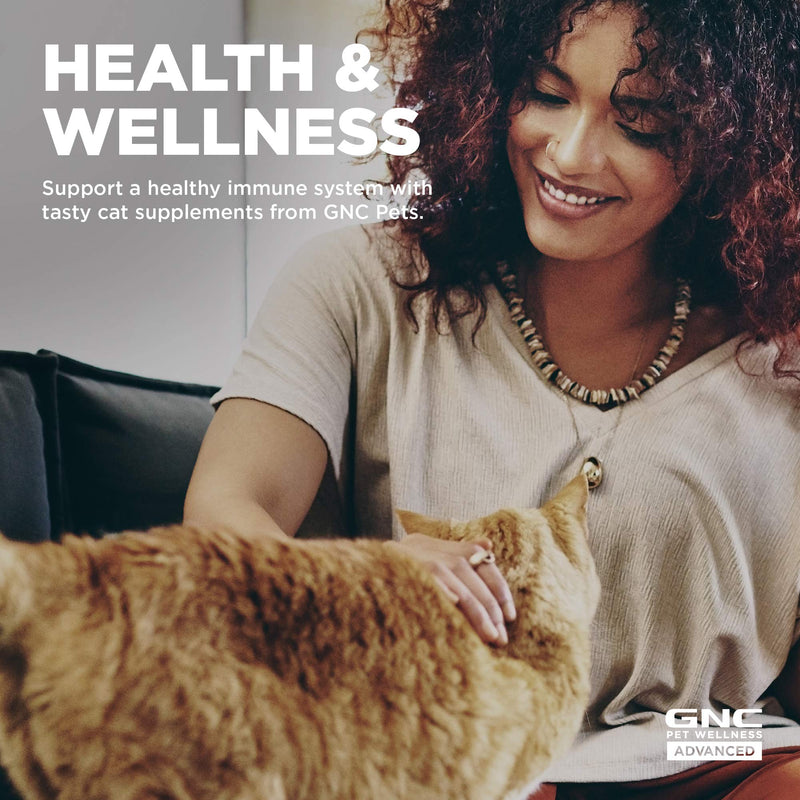 GNC Pets ADVANCED Cat Supplements, Cat Soft Chews, Supplements for Cat Health - Cat Chews for Calming, Joint health, Hairball, Immune Support- Cat Vitamins, Cat Treats, GNC Cat Chew, Cat Medicine - BeesActive Australia