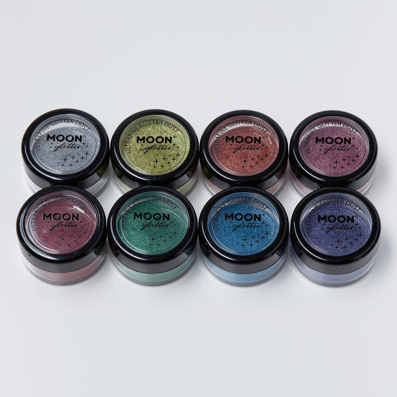 Classic Ultrafine Glitter Dust by Moon Glitter - Blue - Cosmetic Festival Makeup Glitter for Face, Body, Nails, Hair, Lips - 5g - BeesActive Australia
