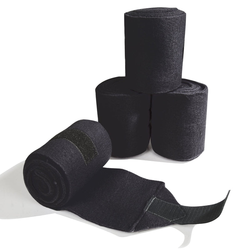 Intrepid International Polo Wraps  Full Set of 4 Wraps Black - BeesActive Australia