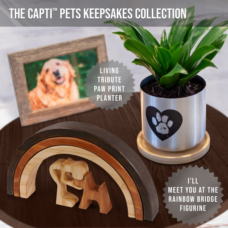 Capti Rainbow Bridge Dog Memorial Gifts, Cat Memorial Gifts - I'll Meet You at The Rainbow Bridge - Pet Loss Gifts, Bereavement, Sympathy Keepsake Dog Mom, Dog Dad for Loss of Pet Dog and Woman - BeesActive Australia