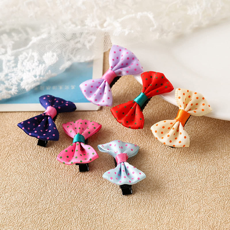 Clip in Dog Bows 60pcs in Box Dog Hair Bows Clips Dog Hair Clips Puppy Yorkie Accessories - BeesActive Australia