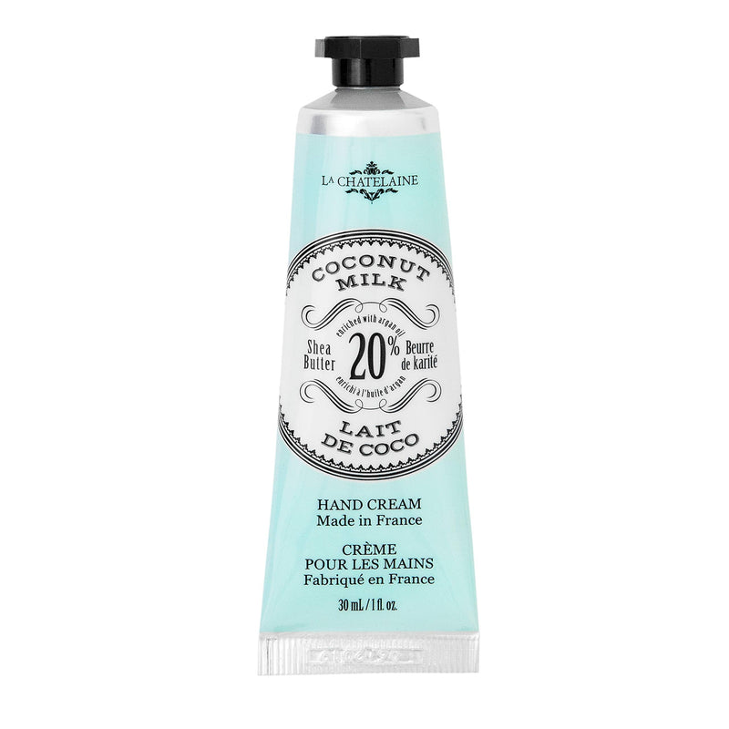 La Chatelaine Hand Cream Aqua Trio Tin Gift Set | Ready-To-Give | Plant-Based | Made in France with 20% Organic Shea Butter | Nourishing & Moisturizing | 3 x 1 fl oz (Shea, Coconut Milk, Sweet Almond) 1 Fl Oz (Pack of 3) - BeesActive Australia