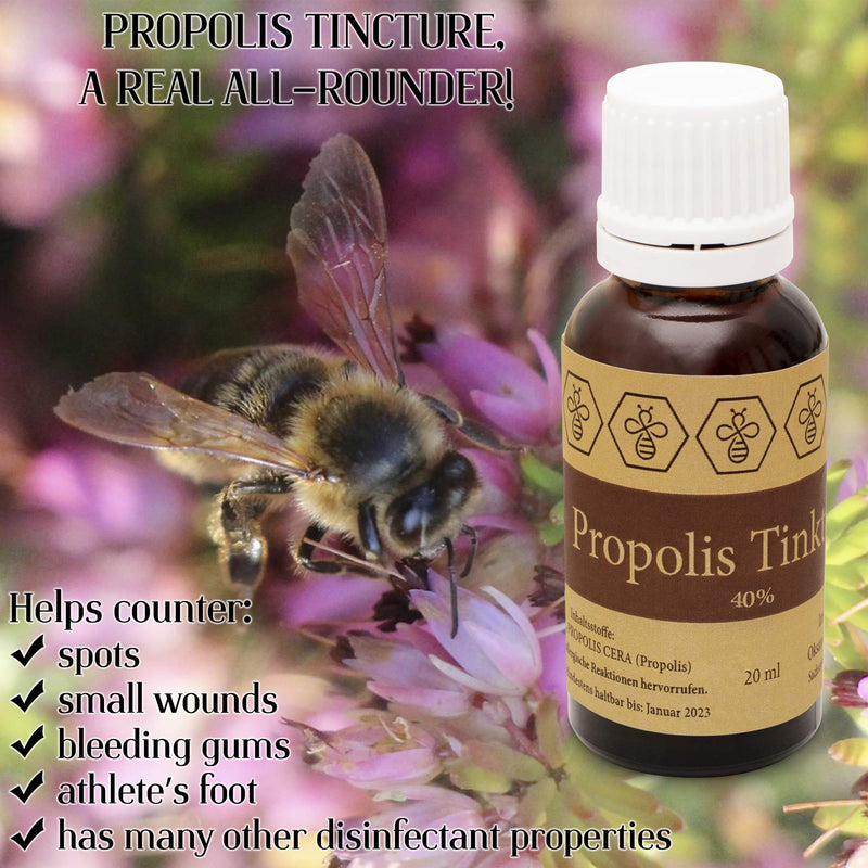 20ml NORDBIENCHEN Propolis Tincture - with 40% Propolis - Direct from The Beekeeper - BeesActive Australia