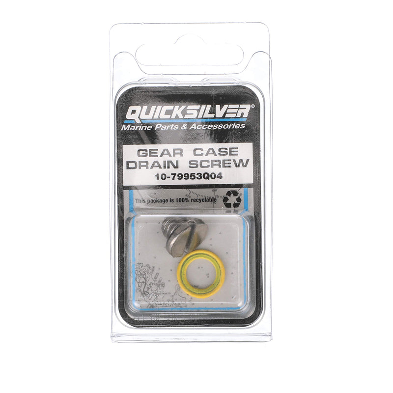 [AUSTRALIA] - Quicksilver 79953Q04 Lower Unit Gear Lube Drain and Fill Hole Screw and Seal 