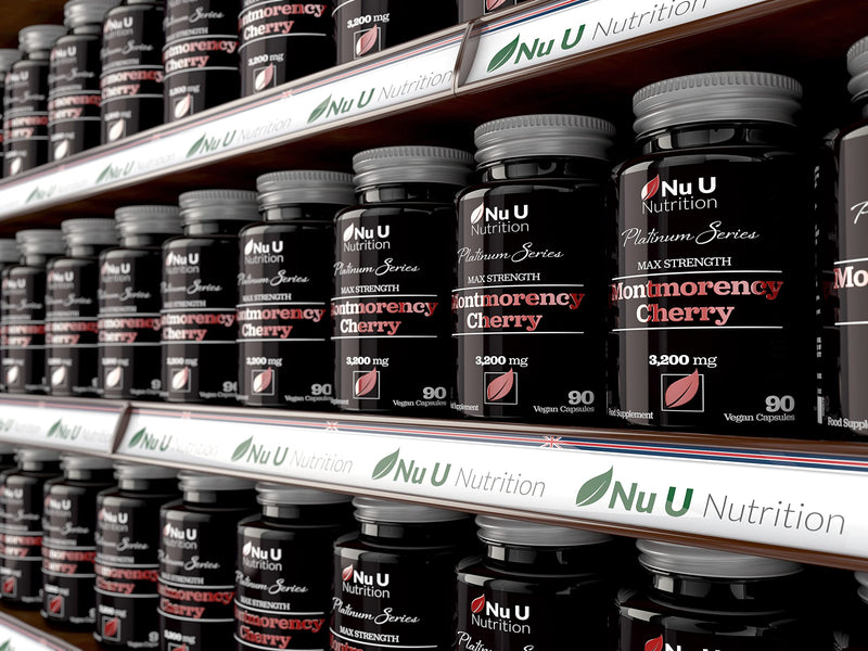 Montmorency Cherry Capsules 3200mg, 90 Vegan Capsules 3 Month Supply, High Strength Natural Tart Cherry Extract - Vegan Friendly with No Added Sugars - BeesActive Australia