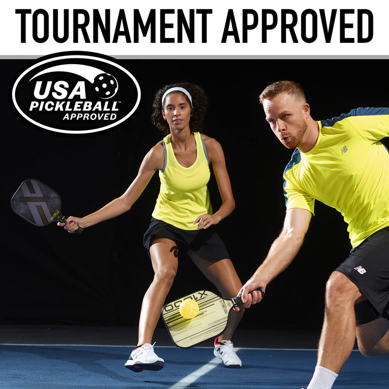 Franklin Sports X-26 Performance Indoor Pickleballs - USA PICKLEBALL APPROVED Yellow 12 Pack - BeesActive Australia
