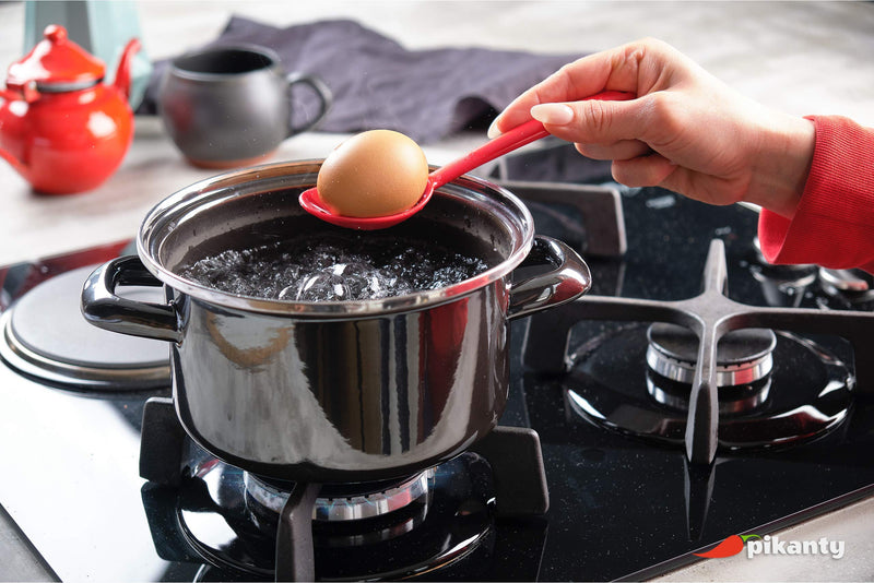 Pikanty Small Slotted Spoon - for straining oils and juices, reaching into small jars, and serving all kinds of food. 4 Colors - BeesActive Australia