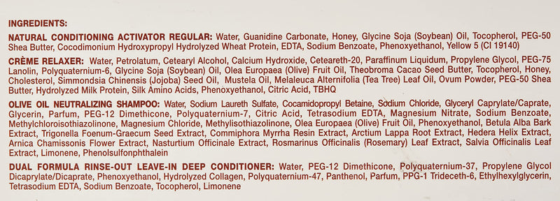 Africas Best Herbal Intensive Dual Conditioning No Lye Relaxer System With Olive Oil - BeesActive Australia