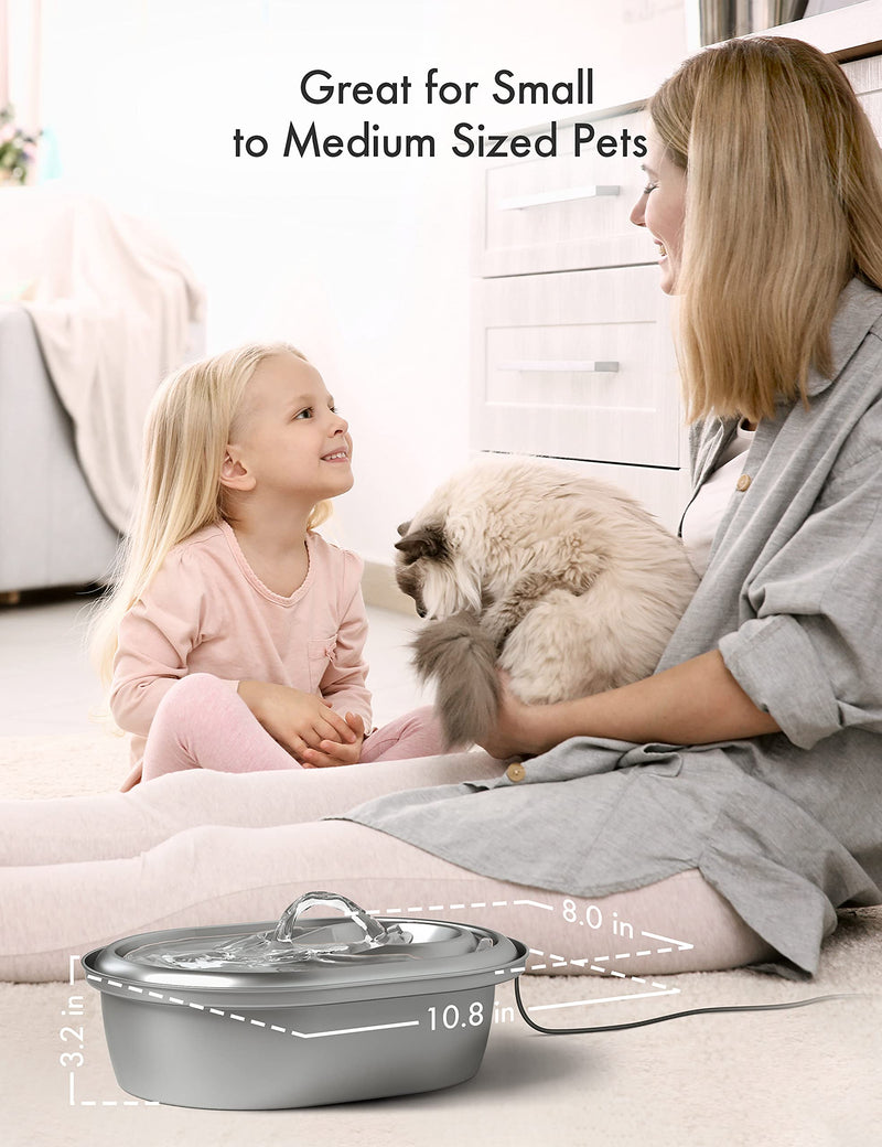 PETLIBRO 4 / 8 Pack Replacement Filters for Stainless Steel Cat Water Fountain PLWF003, 67oz/2L Adjustable Water Flow Pet Water Fountain, Super Quiet Dog Water Dispenser 8 Packs - BeesActive Australia