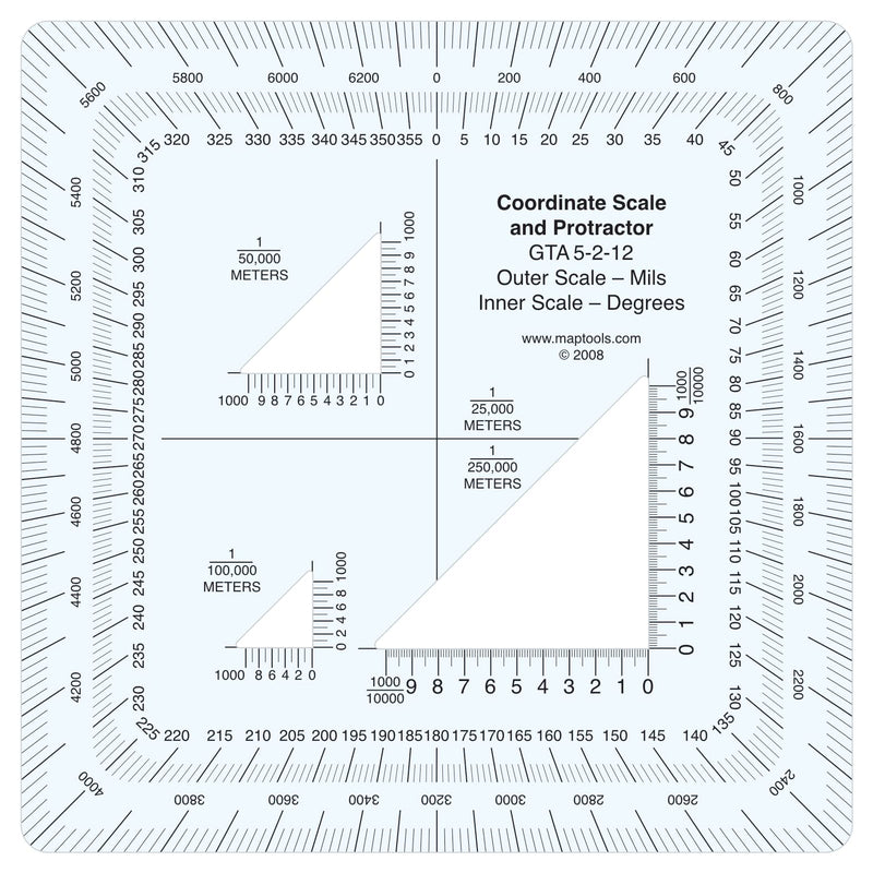 MapTools Military Style UTM/MGRS Coordinate Scale - BeesActive Australia