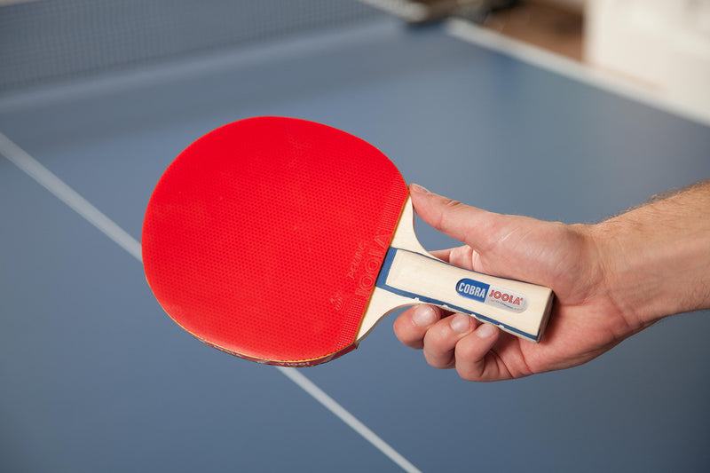 [AUSTRALIA] - JOOLA Cobra Recreational Ping Pong Paddle - ITTF Approved Table Tennis Rubber - JOOLA Technology Ensures Ideal Ball Control and Spin - Table Tennis Racket for All Skill Levels - Flared Handle Grip 