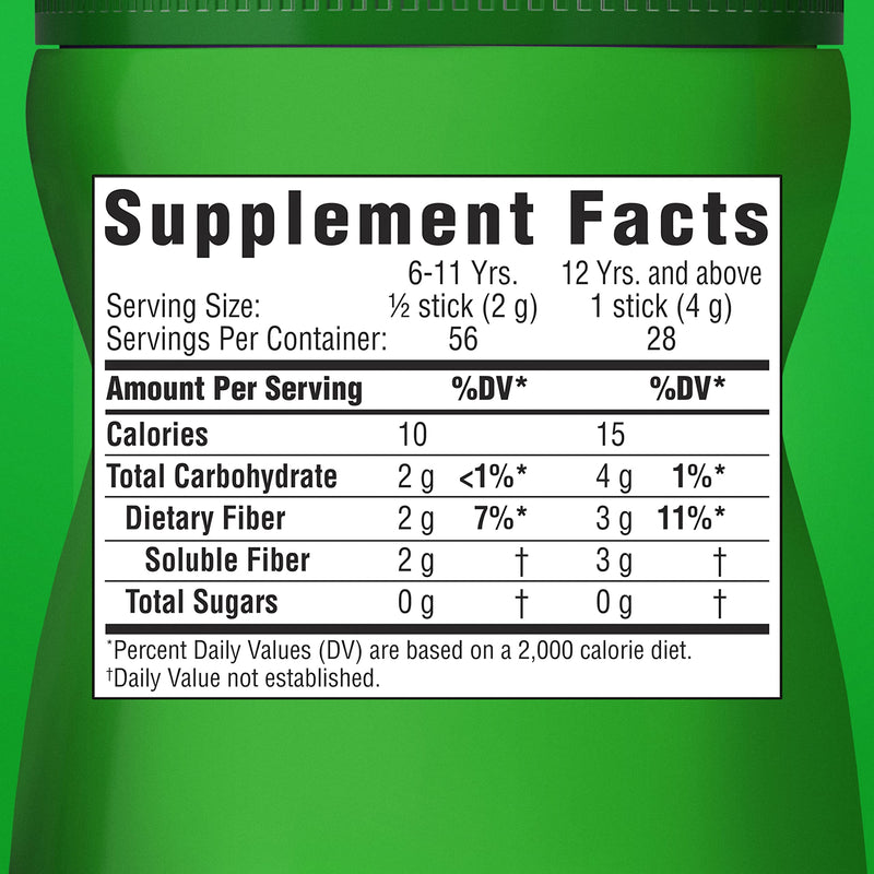Benefiber 302805 Fiber Supplement Powder Stick Packs for Digestive Health, 28 Sticks, 3.92 Ounces - BeesActive Australia