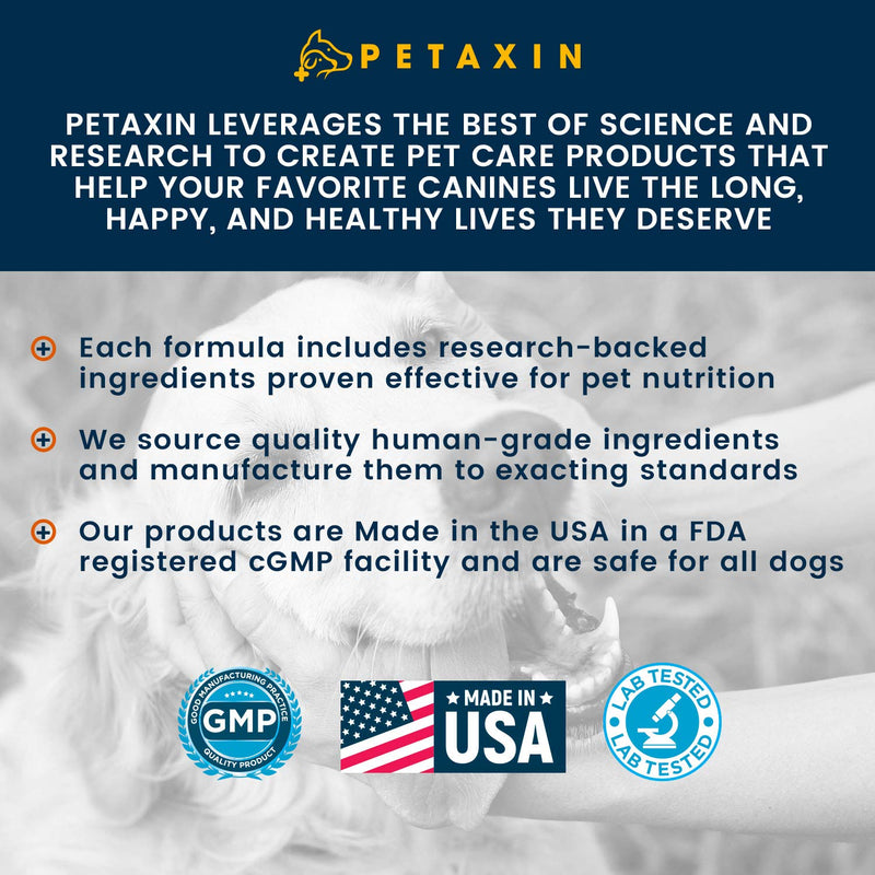Petaxin Probiotics for Dogs - 6 Strains with Prebiotics - Supports Digestive and Immune System – Relief for Diarrhea, Bad Breath, Allergies, Gas, Constipation, Hot Spots - Made in USA - 120 Chews 1 Pack_120 Chews - BeesActive Australia