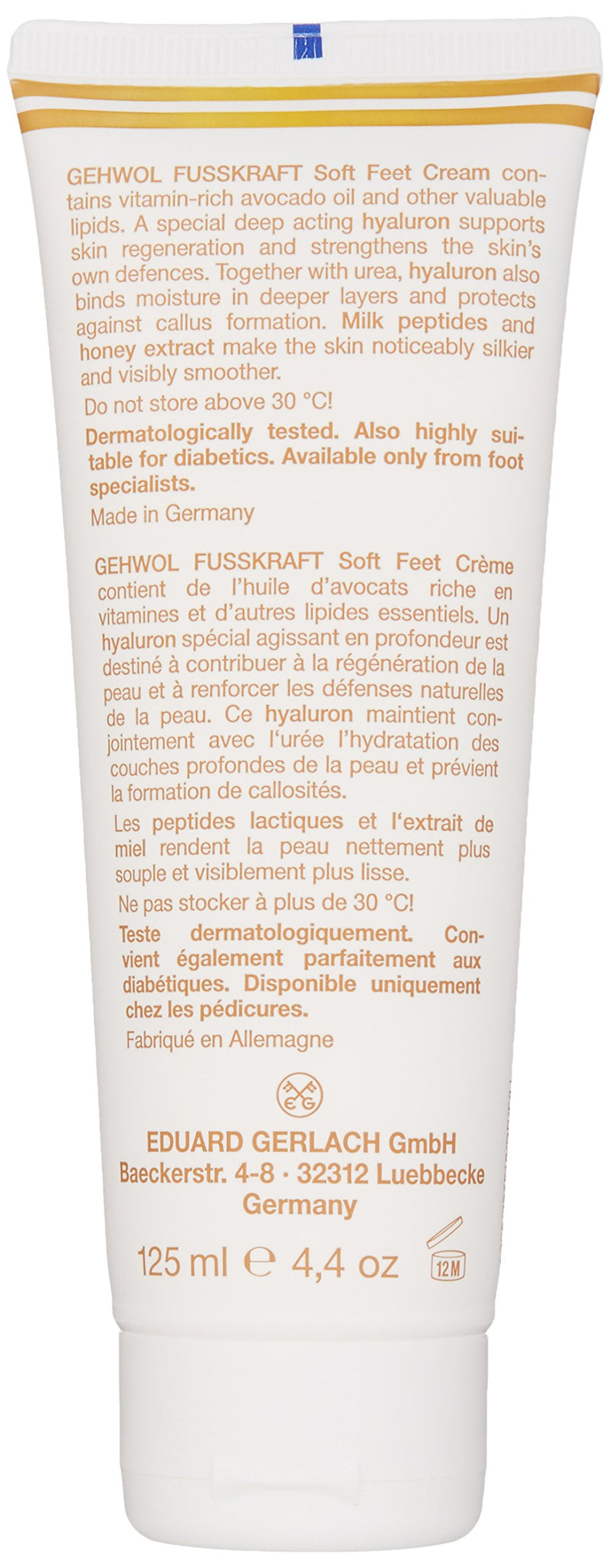 GEHWOL Soft Feet Cream, 4.4 oz - BeesActive Australia