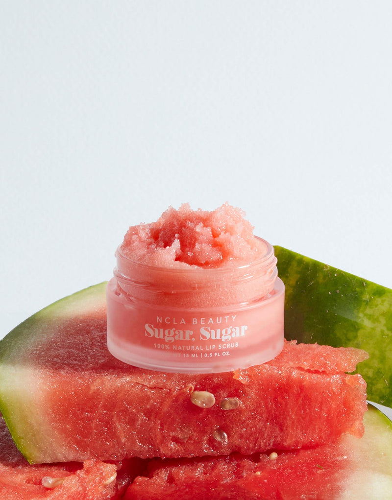 NCLA 100% Natural, Vegan Sugar, Sugar Lip Scrub (Watermelon) Watermelon - BeesActive Australia