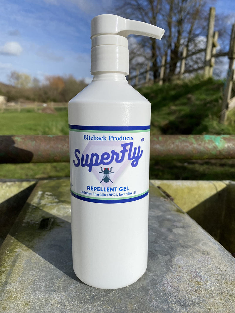 Biteback Products 'Superfly'™ Gel - Ultimate Insect Midge Fly Repellent - Icaridin Picaridin Lavandin 500ml - BeesActive Australia