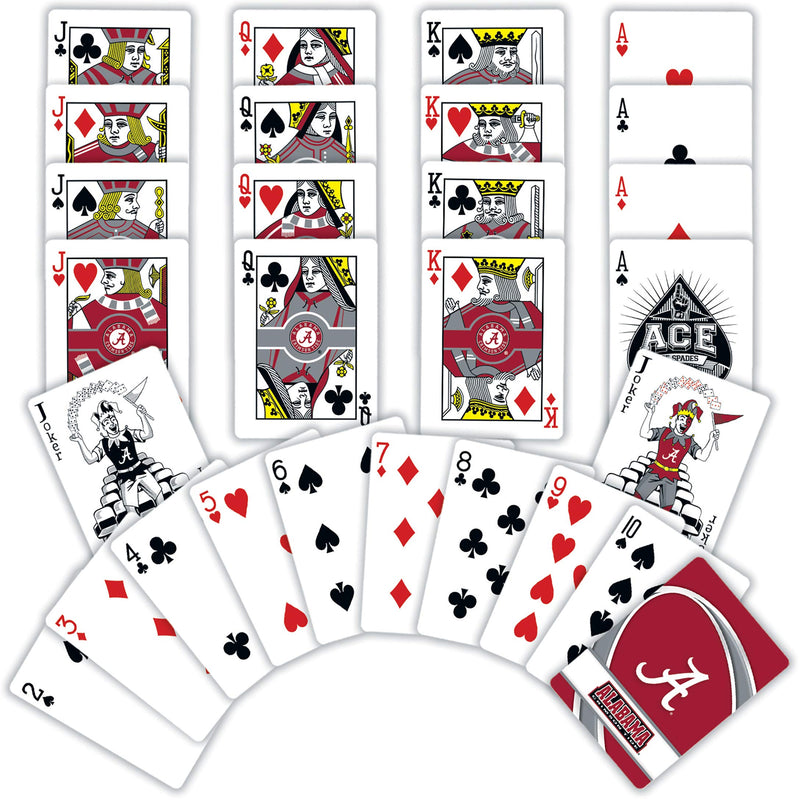 MasterPieces NCAA Unisex Playing Cards Alabama 2.5" x 3.5" Team Color - BeesActive Australia