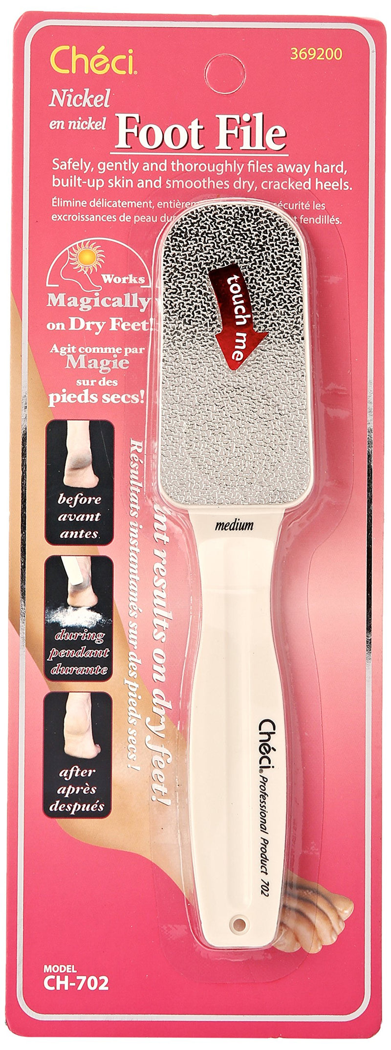 Checi Beige Foot File Medium CH-702CI - BeesActive Australia