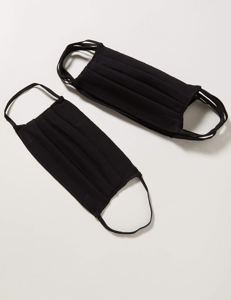 Oscar Apparels Reusable Face Mask, 100% BCI Cotton with Elastic Loop, Adult (10 Pack) One Size (Pack of 10) Black - BeesActive Australia