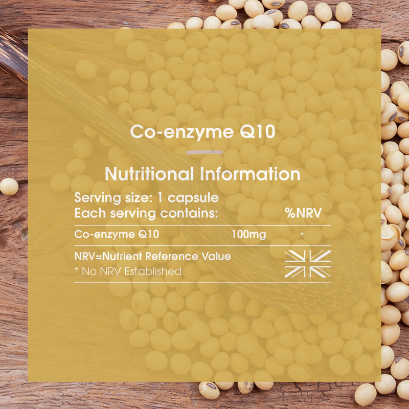 INNOPURE CoQ10 Pure Coenzyme Q10 100mg, Naturally Fermented Supplement, Vegan Society Approved, 90 Capsules, Made in The UK - BeesActive Australia