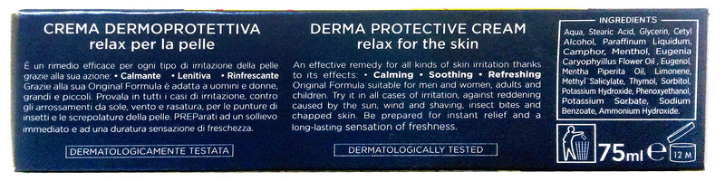 PREP: Derma Protective Cream, Paraben Free - 2.54 Fluid Ounces (75mL) Tubes (Pack of 4) [ Italian Import ] - BeesActive Australia