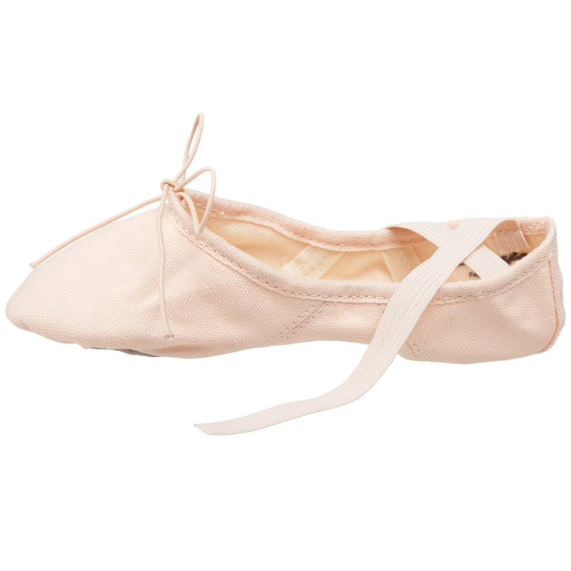 [AUSTRALIA] - Capezio Toddler/Little Kid Canvas Juliet 2028C II Ballet Shoe 2 Little Kid Light Ballet Pink 