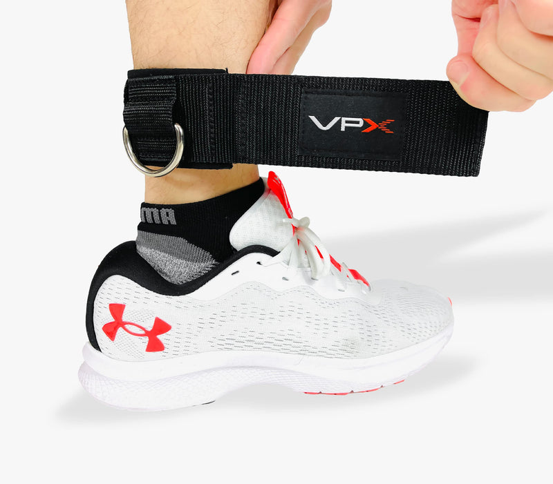 VPX Ankle Wrist Straps For Cable Machines & Resistance Bands | Adjustable Padded Neoprene Heavy Duty Rings | Exercise Cuff Attachment | Home, Gym, Fitness, Hips, Glute, Legs, Arms, Abs, Men, & Women - BeesActive Australia