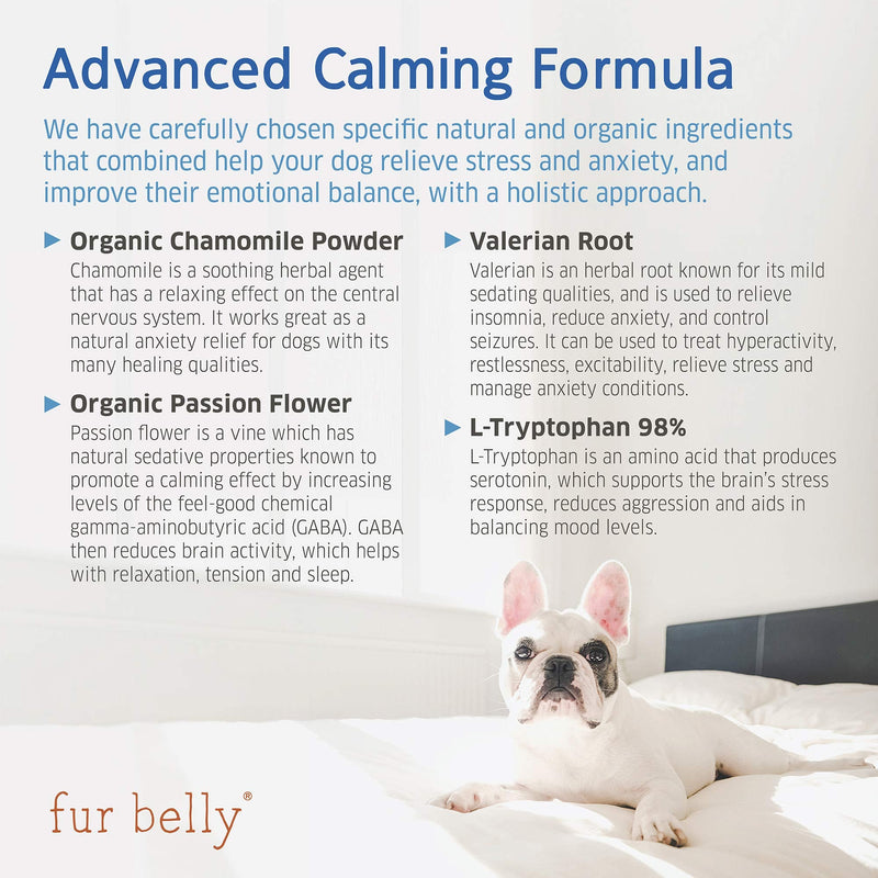 Calming Chews for Dogs - Dog Calming Chews - Anxiety Relief Treats - Natural Dog Anxiety Relief - Separation, Stress, Barking, Thunderstorms, Lightning - Dog Anxiety Chews - 120 Calming Dog Treats Duck - BeesActive Australia