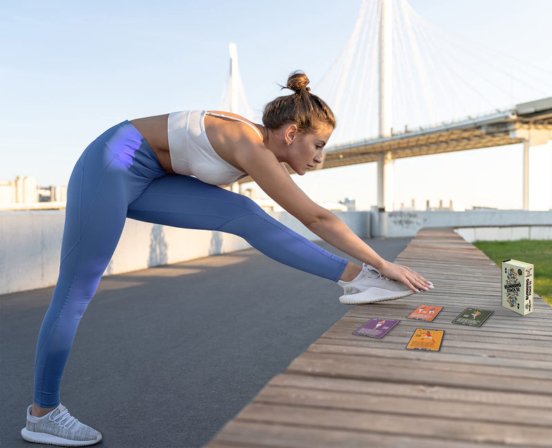 Stack 52 Running Exercise Cards: Run Faster and Further with Less Effort. Video Instruction by Certified Coach Included. Beginner to Advanced Drills. Running Stack 52 - BeesActive Australia