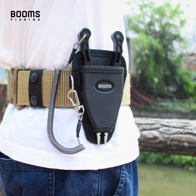 [AUSTRALIA] - Booms Fishing P01 Fishing Pliers Sheath Suitable Vary Fishing Pliers Comes with Coiled Lanyard Pliers Holster 