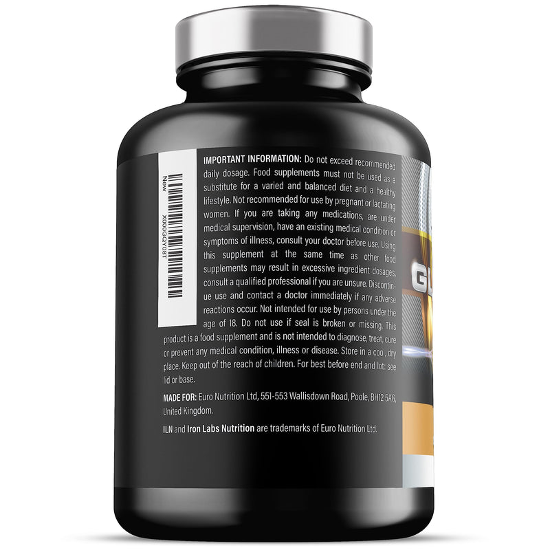 Glutamine - 3000mg L Glutamine Per Serving - Enhanced with D3 & B12 - Vegan and Vegetarian L-Glutamine (240 Capsules - 40 Servings) 240 Count (Pack of 1) - BeesActive Australia