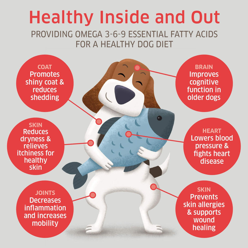 Salmon Oil for Dogs - Wild Alaskan Fish Oil for Dogs - Omega 3 for Dogs - Itch Relief for Dogs - Dog Joint Health - Dog Allergy Relief- Dog Itch Relief - 120 Dog Fish Oil Soft Chews - BeesActive Australia