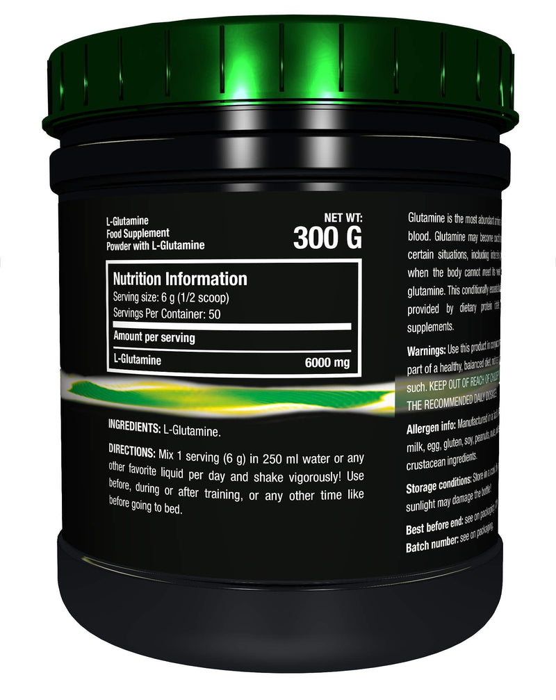 Scitec Nutrition 100% L-Glutamine Amino Acid Powder - 300g, Unflavoured - BeesActive Australia