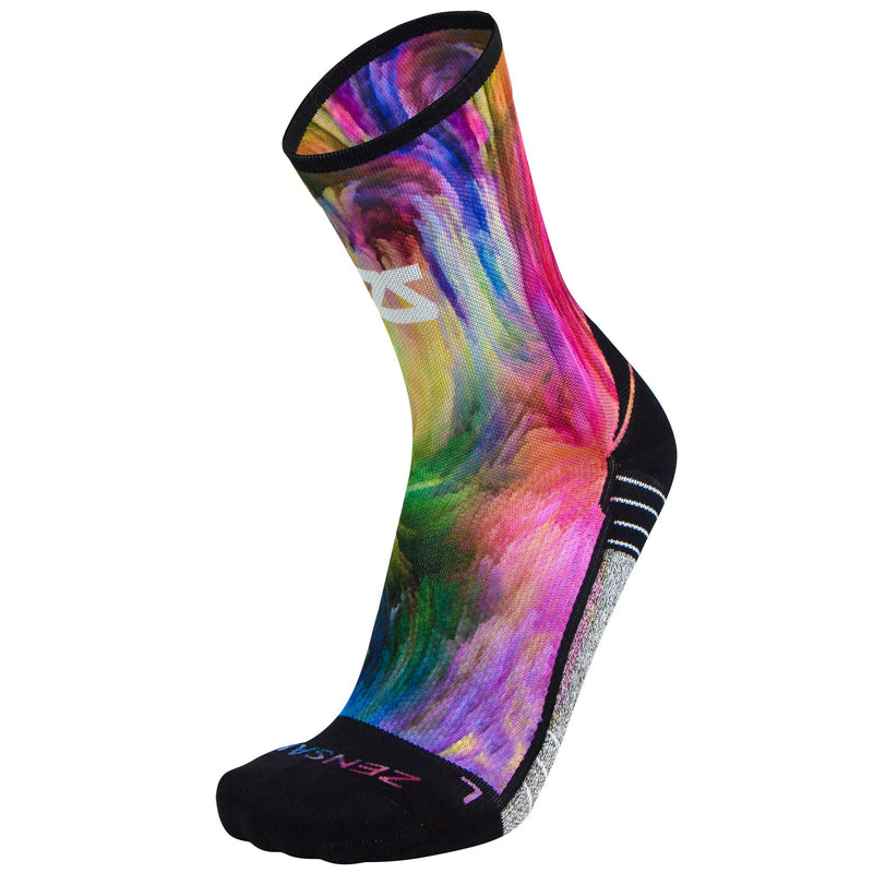 [AUSTRALIA] - Zensah Limited Edition Running Socks Small Color Explosion 
