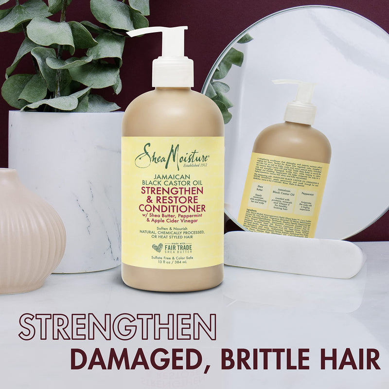 Shea Moisture Jamaican Black Castor Oil Strengthen Grow and Restore Conditioner 384 ml - BeesActive Australia