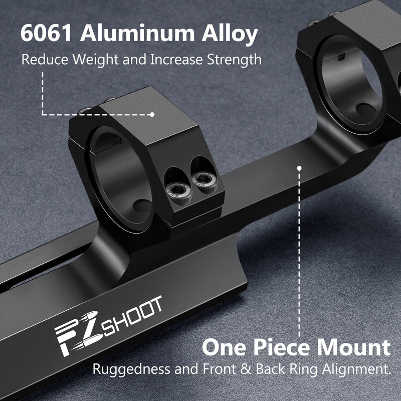 EZshoot Cantilever Offset Scope Mount Dual Ring for Picatinny Rail | 1 inch or 30 mm Diameter - BeesActive Australia