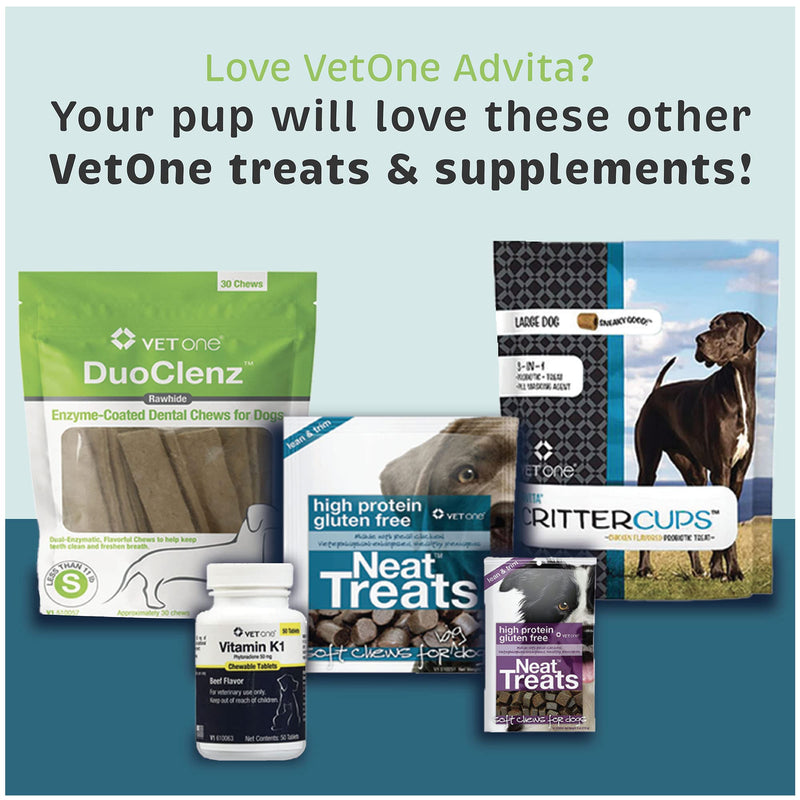 VetOne Advita Probiotic Nutritional Supplement for Dogs 1 Box, 30 Packets - BeesActive Australia