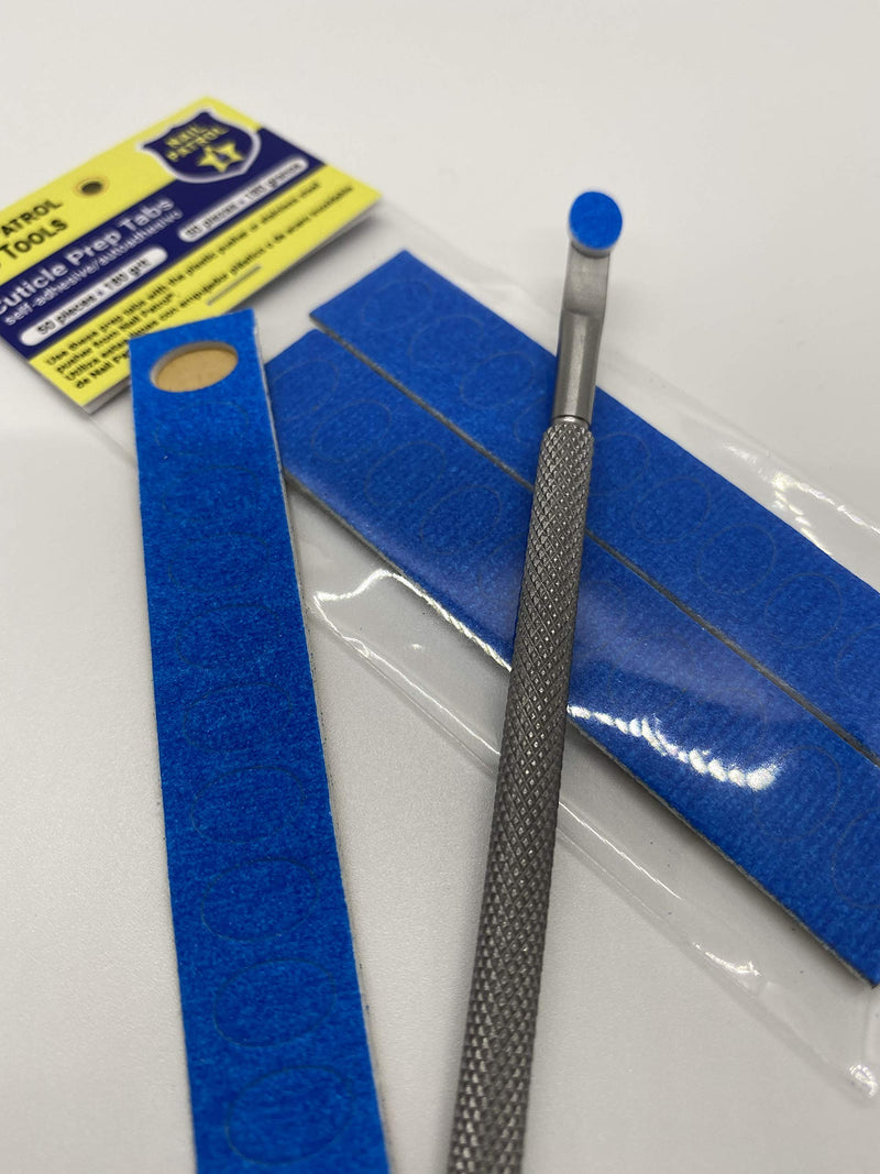Nail Patrol Pro Tools Cuticle Prep Tabs 180 grit Blue - BeesActive Australia