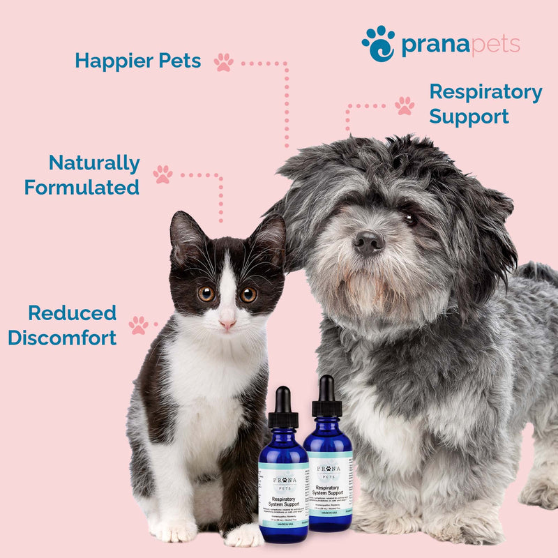 Respiratory Support Formula by Prana Pets Naturally Promotes Optimal Respiratory Function in Dogs and Cats 1 Pack - BeesActive Australia