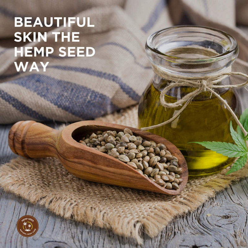 Hemp Seed Hand & Body Lotion, Skinny Dip Scent - 16 oz. - Soothe Dry Skin - Argan Oil, Hemp Seed Oil - Light, Non-Greasy Formula - Vegan & Cruelty Free - BeesActive Australia